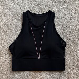 Fabletics Black Sleeveless Crop Top
